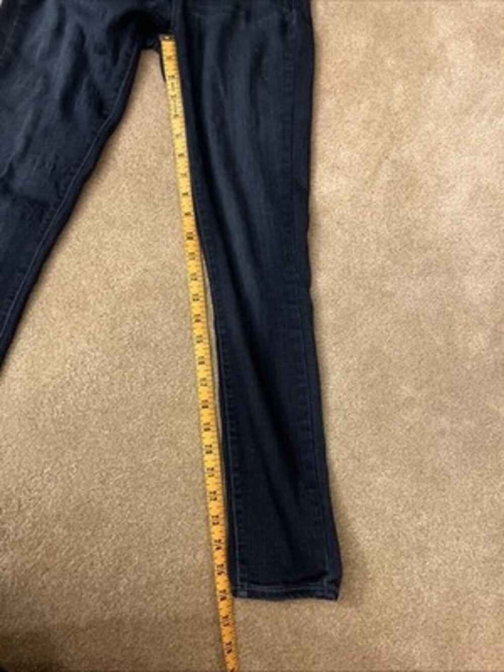 Paige Women's Verdugo Ankle Skinny Jeans Size 24 Dark Wash Stretch Denim - Picture 7 of 8